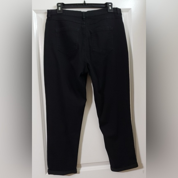 DG2 by Diane Gilman Black Women Jeans Size 14 - Picture 1 of 7